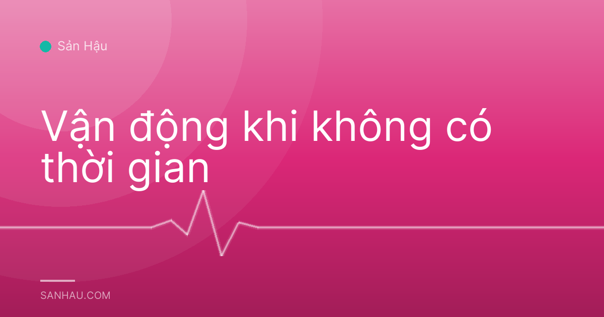 Vận động khi không có thời gian